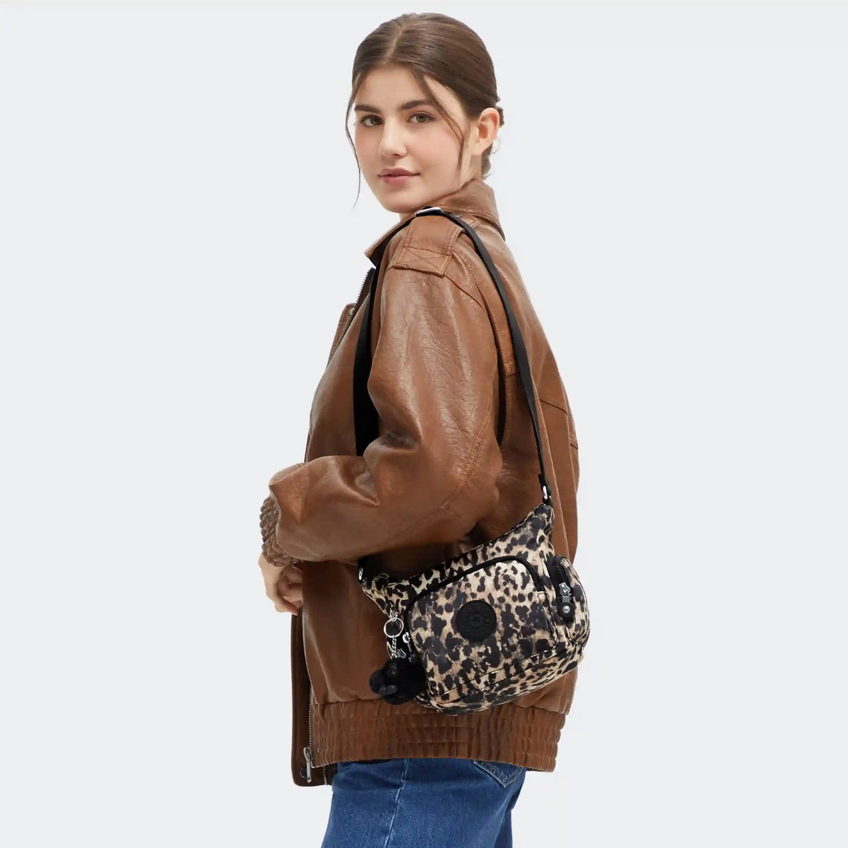 Gabbie Mini Printed Crossbody Bag