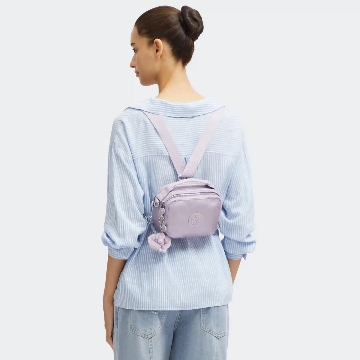 Cahir Convertible Mini Metallic Backpack
