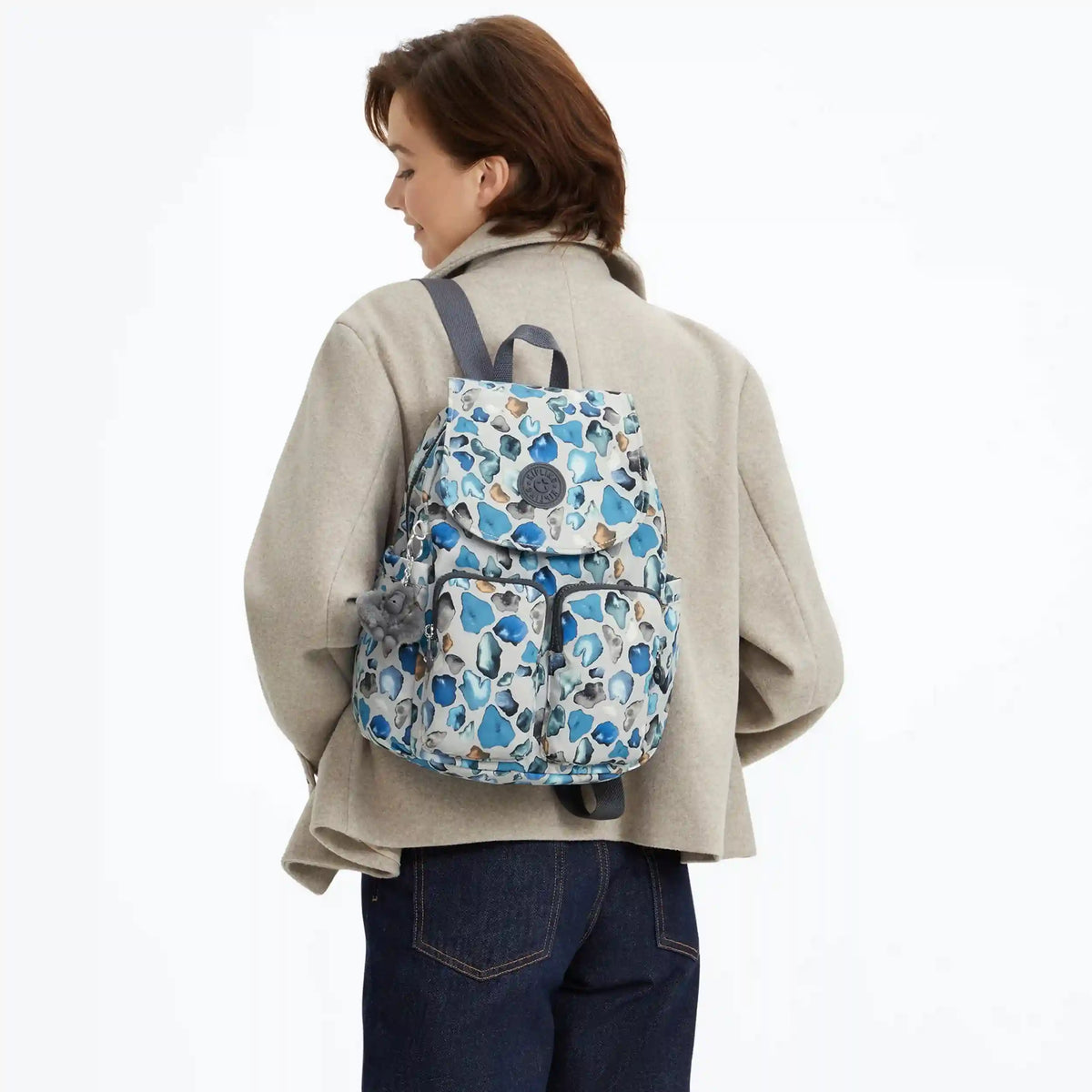 City Pocket Small Printed Backpack
